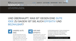 Desktop Screenshot of iqi.de